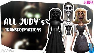 ALL Roblox JUDY'S TRANSFORMATIONS [Chapter 1 AND Chapter 2]