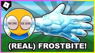 How to ACTUALLY get FROSTBITE GLOVE + "Ice Essence" BADGE in SLAP BATTLES! [ROBLOX]