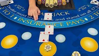 Blackjack | $600,000 Buy In | INCREDIBLE HIGH LIMIT COMEBACK WITH THRILLING $100K BETS!