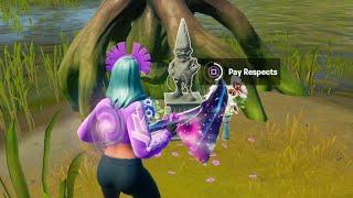 Secret „Grave Mistake“ Gnome Challenge in Fortnite  - Chapter 2 Season 4 (Free 20.000 XP)