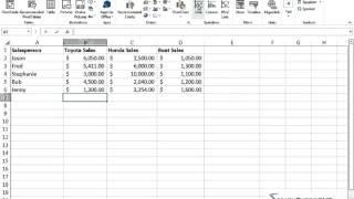 Lesson 43 - Creating Sparklines