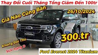 Ford Everest Titanium 2024 Giảm Không Phanh Giá Nào Cũng Bán Chạy Chỉ Tiêu | Giá Xe Việt