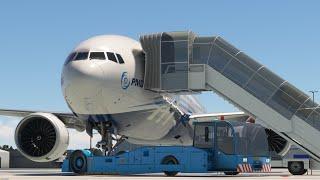 Livestream flying the PMDG Boeing 777-300 from Rotterdam to Edinburgh in Microsoft Flight Simulator