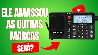 COMPARAÇÃO NO AM: QODOSEN DX-286, TECSUN PL-880, SONY 7600GR E XHDATA D-608WB