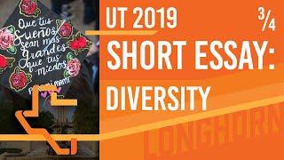 [UT Admissions 2019] Short Answer Guide - Diversity