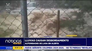 Lluvias causaron desbordamientos de ríos y quebradas en Lara - 11 de noviembre de 2024