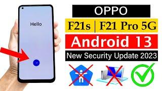 OPPO F21s/F21 Pro 5G  FRP UNLOCK (without pc) Android 13 - 100% Working Latest Method