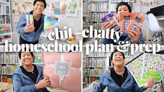 CHIT CHATTY SUMMER HOMESCHOOL PLAN & PREP// Curriculum Changes, School Supplies, New Room Decor