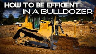 HOW TO BE MORE EFFICIENT IN A DOZER // Bulldozer Tips and Tricks - Heavy Equipment Operator Training