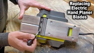 How to Change Ryobi Electric Hand Planer Blades