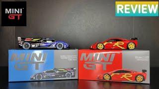 Mini GT - Cadillac V-Series R & McLaren F1 GTR Presentation - REVIEW