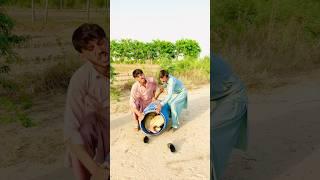 The boy has come out of the drum. #funny #fanyvideo #comedy
