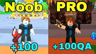 F2P NOOB to PRO in Roblox Sword Clicker Simulator!! (Roblox)