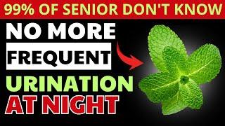 SENIORS: Top 3 Best Vegetables to ELIMINATE Frequent Urination at Night! | Senior Health