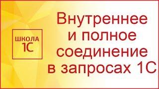 Внутреннее и полное соединение в запросах 1С