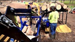 NO TOUCH FIREWOOD (making firewood without touching it)