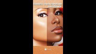 Correct Over Exposure in Photoshop #short