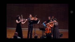 2022 Heifetz finale concert: Brahms string quartet no.1 IVmvt by the Rappahannock quartet