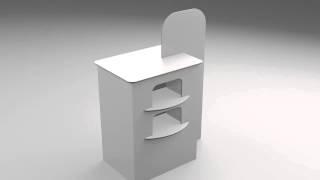 Exaprint UK Tradeshow Products – Cardboard Reception Stand