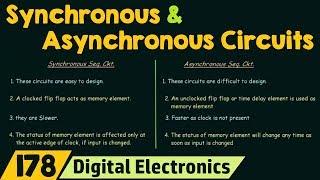 Difference between Synchronous and Asynchronous Sequential Circuits