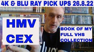 4k & Blu Ray pick ups HMV & CEX 26.8.22. Plus book of my full VHS collection, how do I present it?