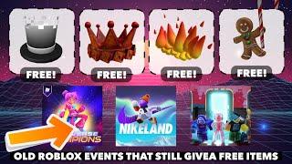 OLD ROBLOX EVENTS THAT STILL WORKS! (50+ Free Items) September 2022