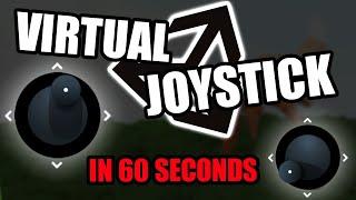 How to make Virtual Joystick | Unity in 60 seconds