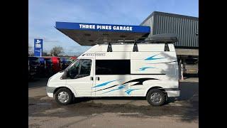 Ford Transit Camper Van Fully Loaded Motorhome Solar TV Sink Hobs Fridge Heater