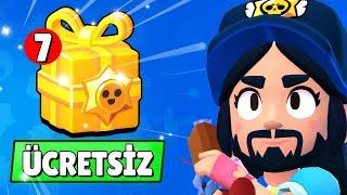 HERKESE 7 TANE ÜCRETSİZ ÖDÜL!  HEDİYE LİNKİ  - BRAWL STARS