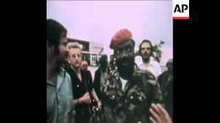 SYND 17 11 75 JONAS SAVIMBI AND HIS UNITA GUERILLA FORCES