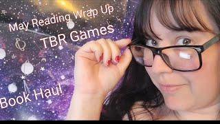 May Reading Wrap Up .. Fun TBR Games & mini Book Haul  #readingwrapup #booktube