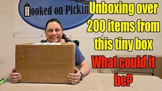 Unboxing over 200 items from this tiny little box Check out what it is!