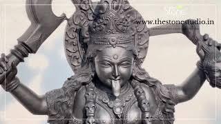 Maa Kali Stone Statue 3ft, www.thestonestudio.in