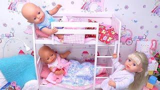 Baby Born Twins Bedtime Family Routine with Story Reading! PLAY DOLLS!