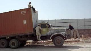 Brave truck driver - only in Asia