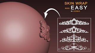 Skin Wrap in 3dsmax | Urdu Hindi Tutorial | 3dsmax tutorial for beginner