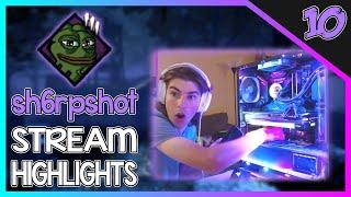 sh6rpshot STREAM HIGHLIGHTS #10 - PC BUILD, BABY RAGE, JUMPSCARES & More!