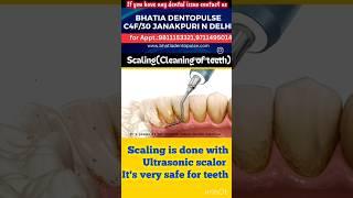See how scaling (Cleaning of teeth is important) Plaque removal l ultrasonic scaling #scalingofteeth