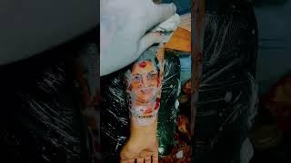 Mom potrait free hand art allen 3d tattoo house nepal pokhara prashyang#tattoodesigns