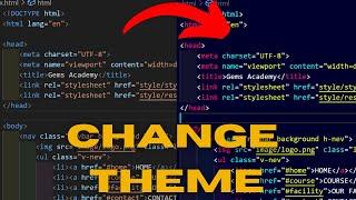 How to change Theme of VS Code in hindi By Moh Technology