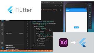 Full Installation of Flutter on Windows - Your First Flutter App | Adobe XD to Flutter Apps