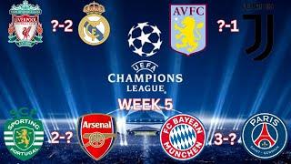 UEFA Champions League week 5 Predictions | Football Predictions | Best Betting Predictions