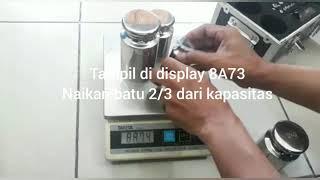 cara setting kalibrasi timbangan TANITA KD200 5000gr