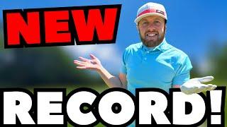My Professional Golf Tour Debut! - A New Record... (18 Hole Vlog)