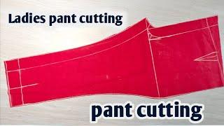 Ladies pant cutting and stitching / Pant cutting / pant Plazo cutting and stitching