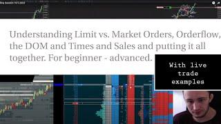 Master Order Flow: Understanding Limit vs Market Orders. Reading the DOM & Decoding Market Movements