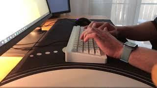 KOYU with lubed NovelKey Cream Switches sound test