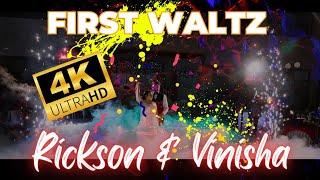 4KUHD II Rickson & Vinisha - First Waltz - Catholic Wedding ll Wedding Dance
