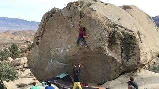 Checkerboard (V8) - Bishop Bouldering