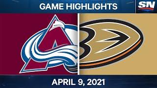 NHL Game Highlights | Avalanche vs. Ducks – Apr. 09, 2021